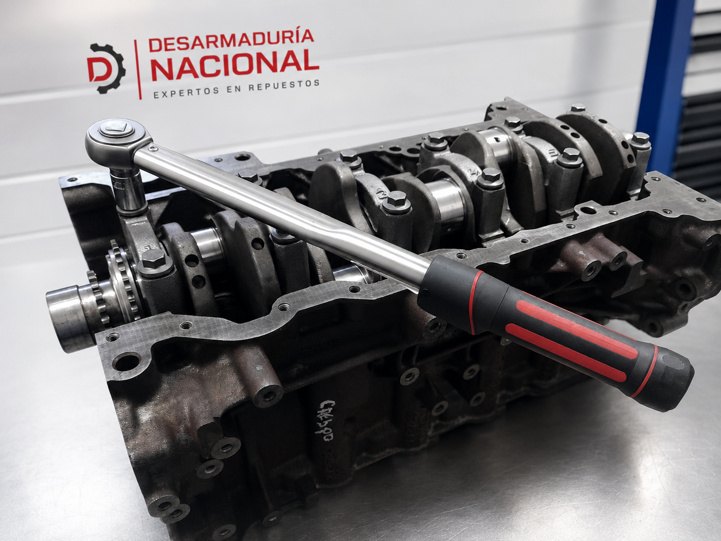 Motor o componente técnico trabajado por Desarmaduría Nacional