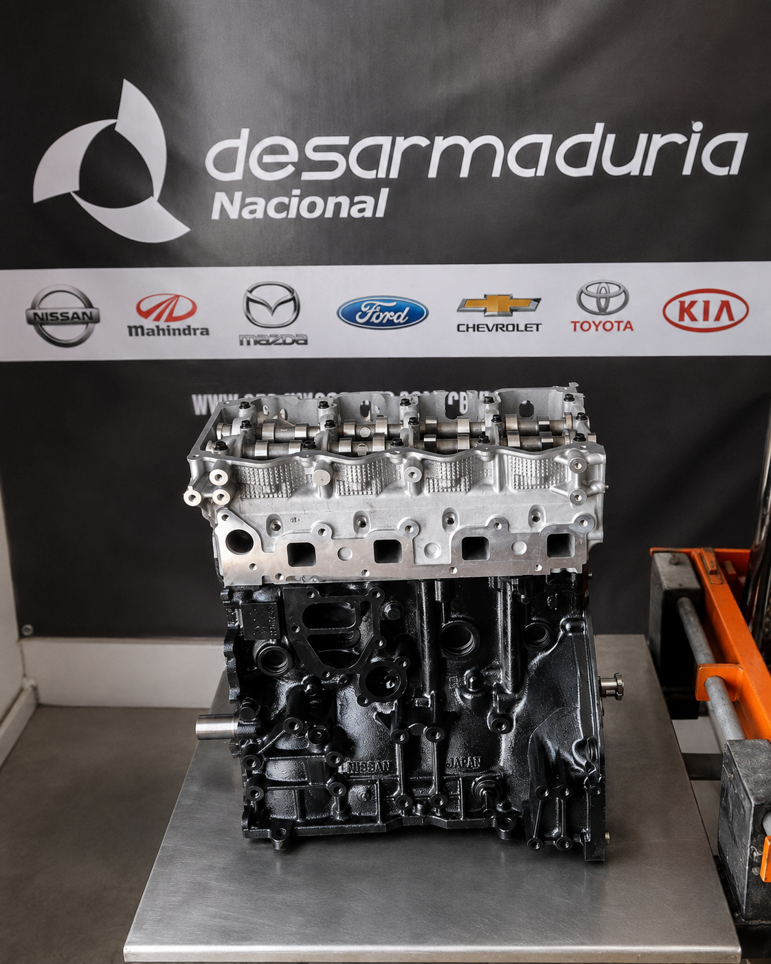 Motor reacondicionado y armado