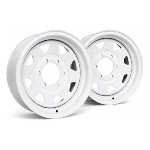 Par Llantas Para Carro De Arrastre Aro15 6x139.7 Blanco