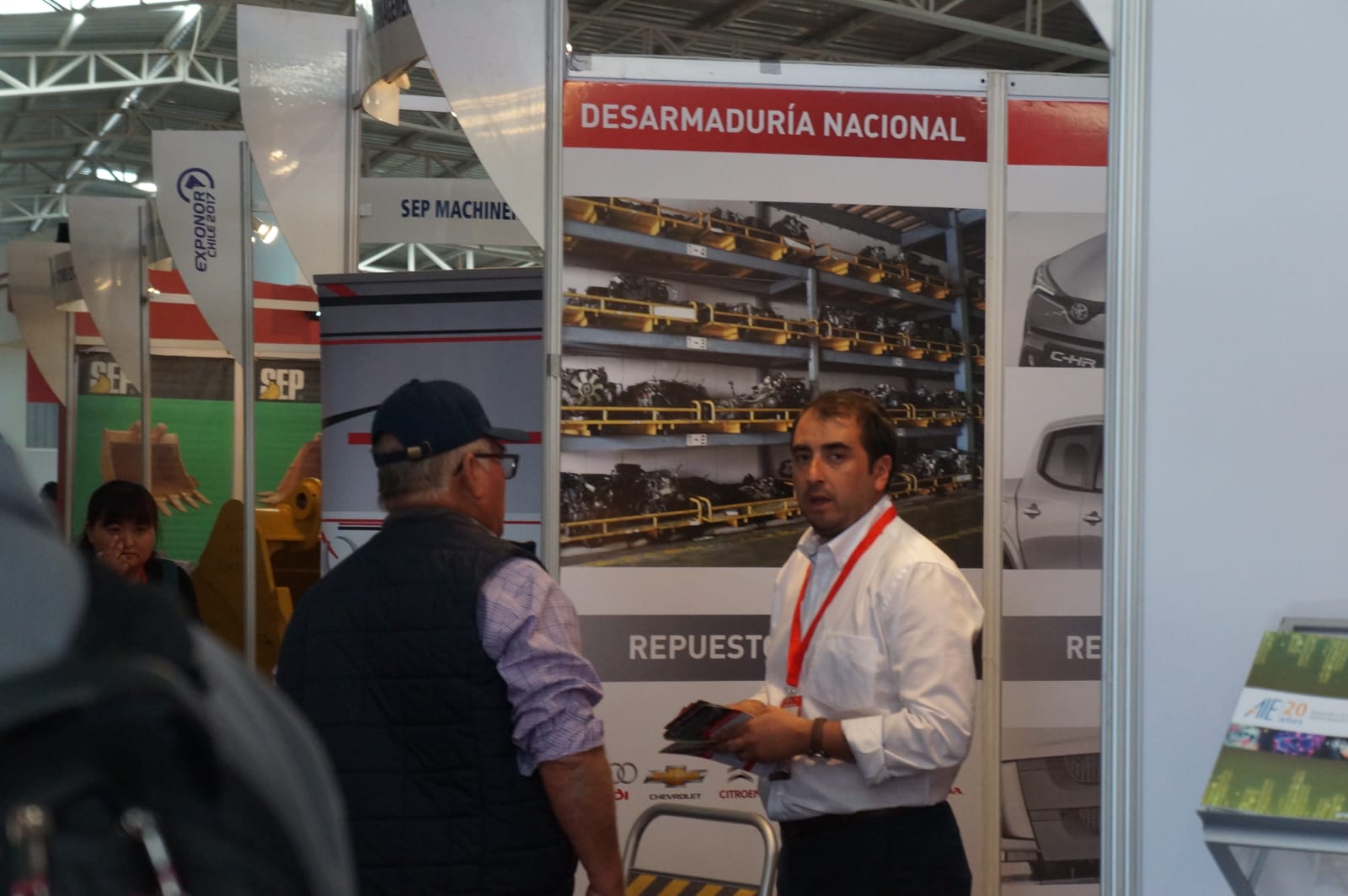 Desarmaduría Nacional como expositor en EXPONOR