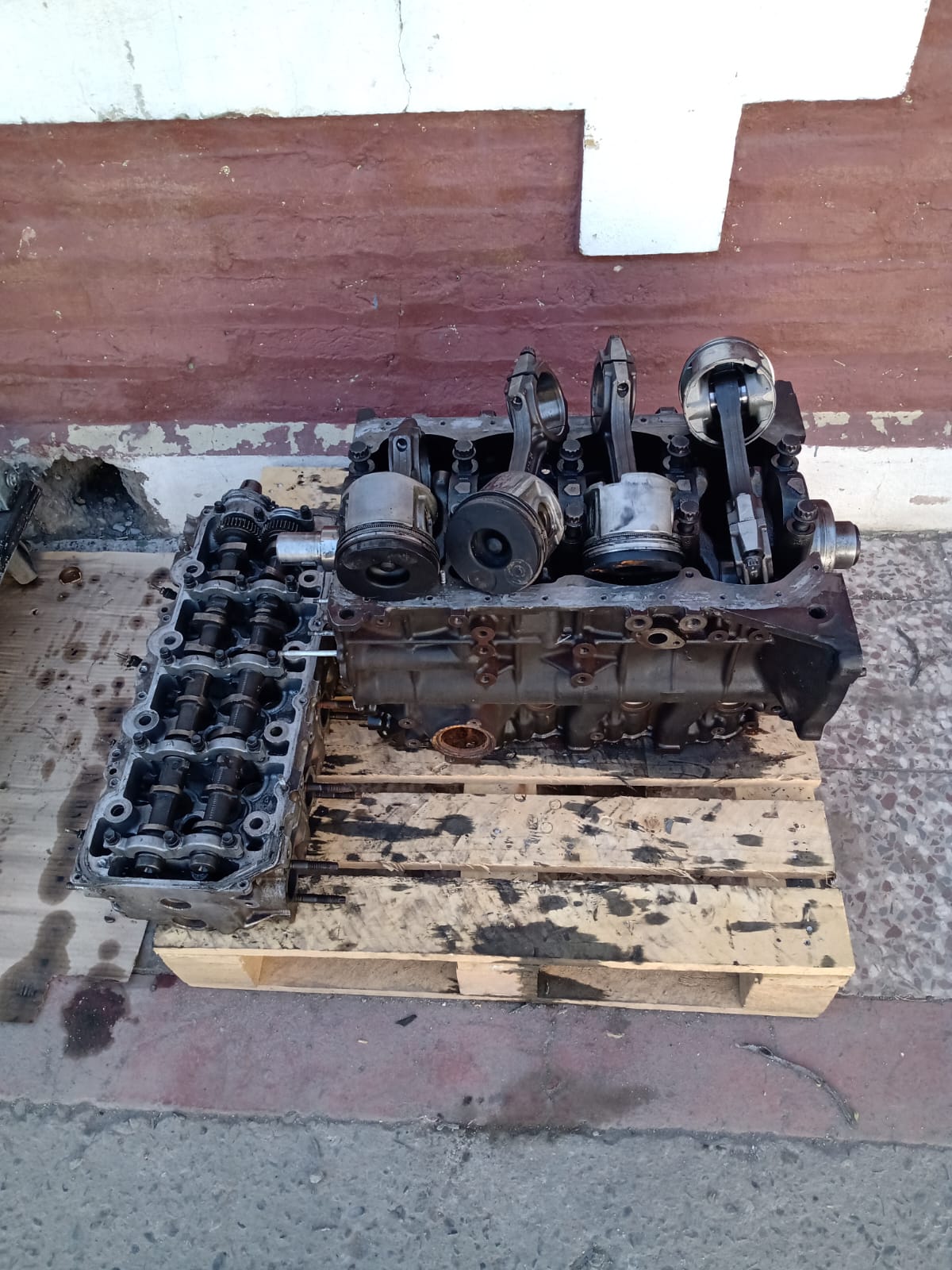 Recepción de motor para evaluación y reacondicionamiento