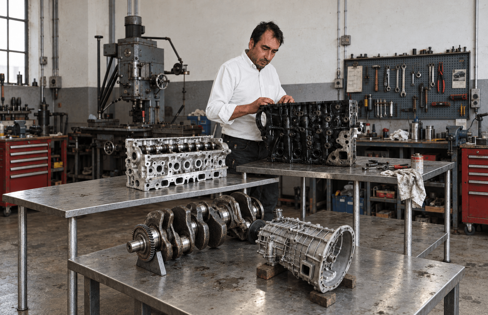 Reacondicionamiento de motores y componentes